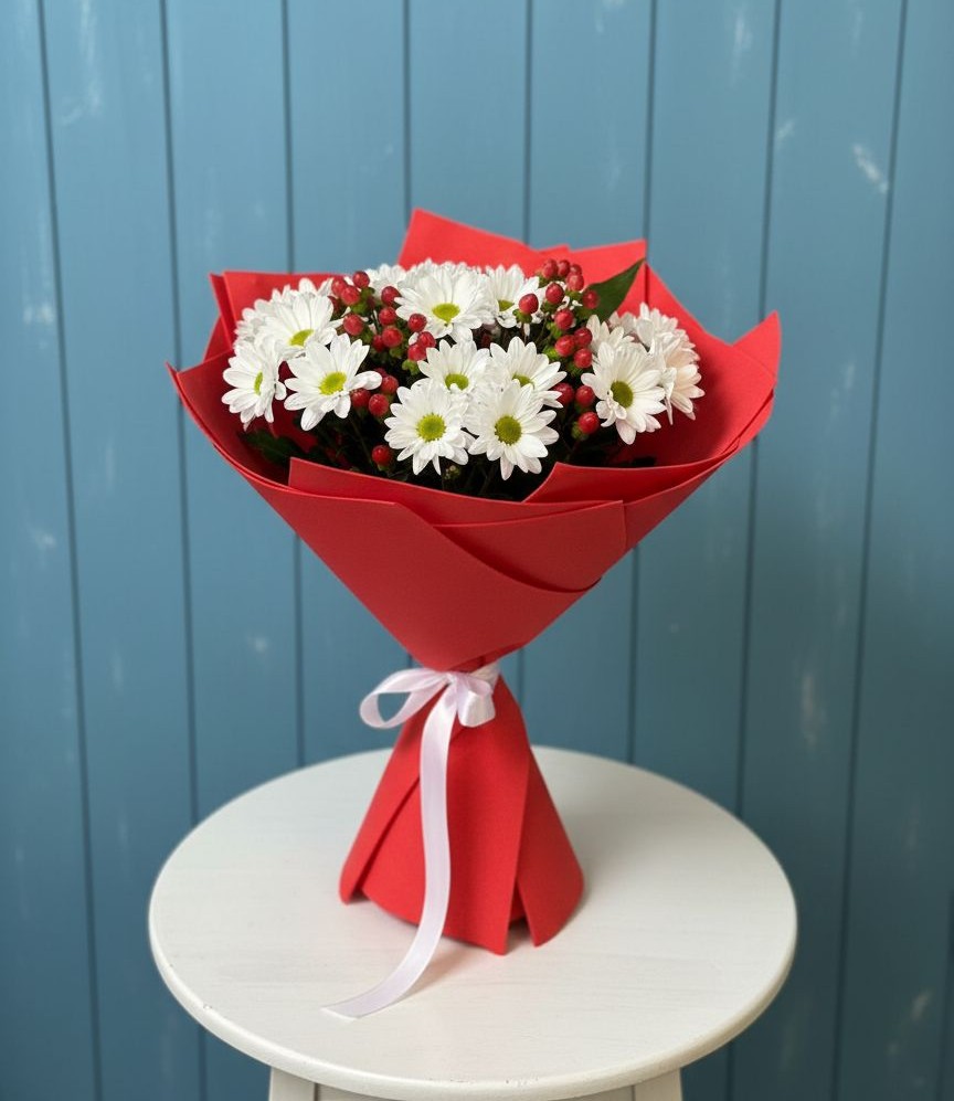 Букет цветов из: Хризантемы в Перелёшинский