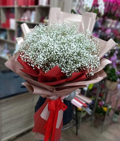 Букет цветов из: Гипсофила в Перелёшинский