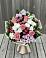 Букет цветов из: Альстромерии, Гвоздики, Розы и Хризантемы в Перелёшинский