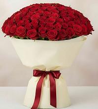 Букет 101 Красная роза Милано в Перелёшинский