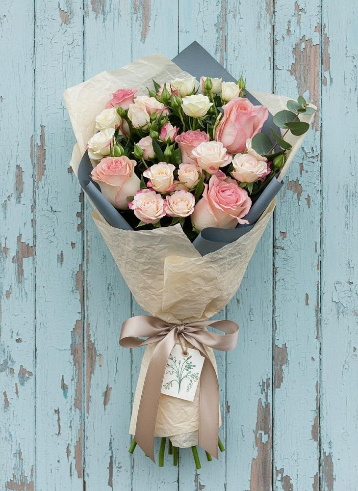 Букет цветов из: Розы в Перелёшинский