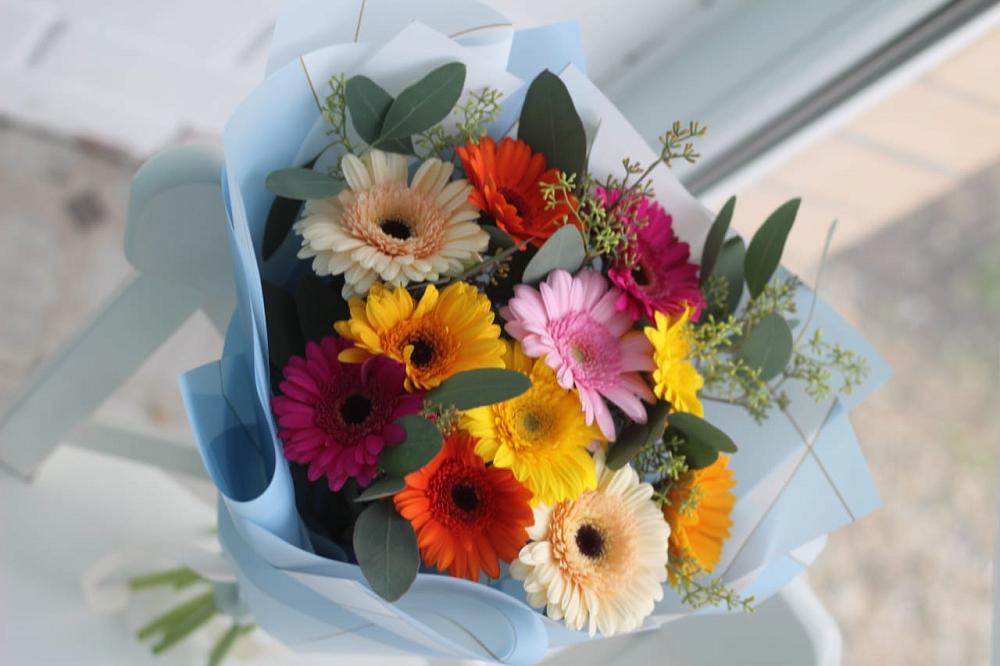 Букет цветов из: Герберы в Перелёшинский