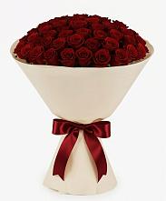 Букет 101 Бордовая роза Блэк Бакарра в Перелёшинский