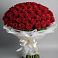 Букет 101 Красная роза Блэк Мэджик в Перелёшинский