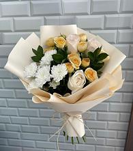 Букет цветов из:  Розы и Хризантемы в Перелёшинский
