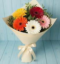 Букет цветов из:  Герберы в Перелёшинский