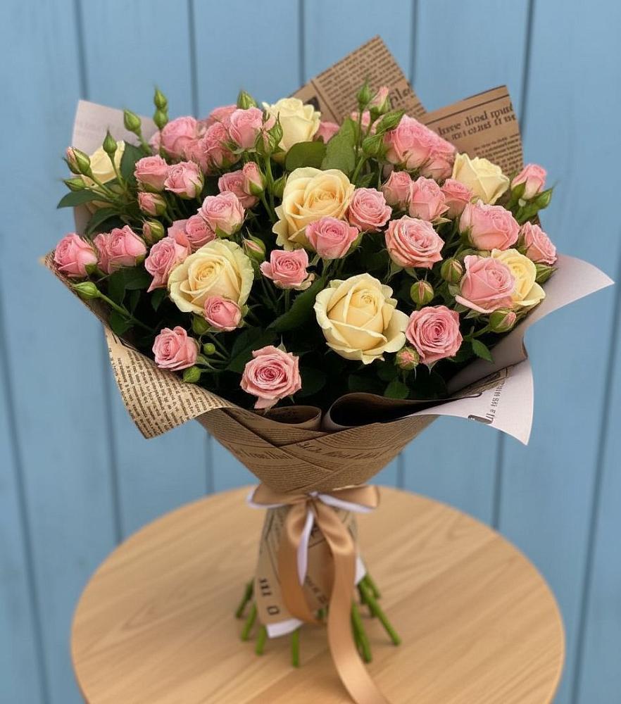 Букет цветов из: Розы в Перелёшинский