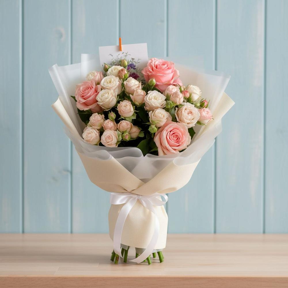 Букет цветов из: Розы в Перелёшинский