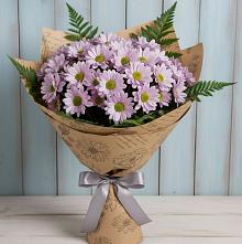 Букет цветов из:  Хризантемы #REPLACE_PRED# Перелёшинский