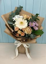 Букет цветов из:  Герберы и Хризантемы #REPLACE_PRED# Перелёшинский
