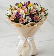 Букет цветов из:  Альстромерии #REPLACE_PRED# Перелёшинский