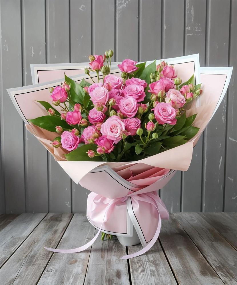 Букет Розовый кустик в Перелёшинский