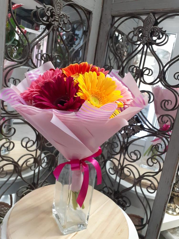 Букет цветов из: Герберы в Перелёшинский