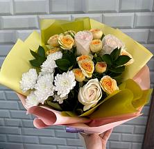 Букет цветов из:  Розы и Хризантемы #REPLACE_PRED# Перелёшинский