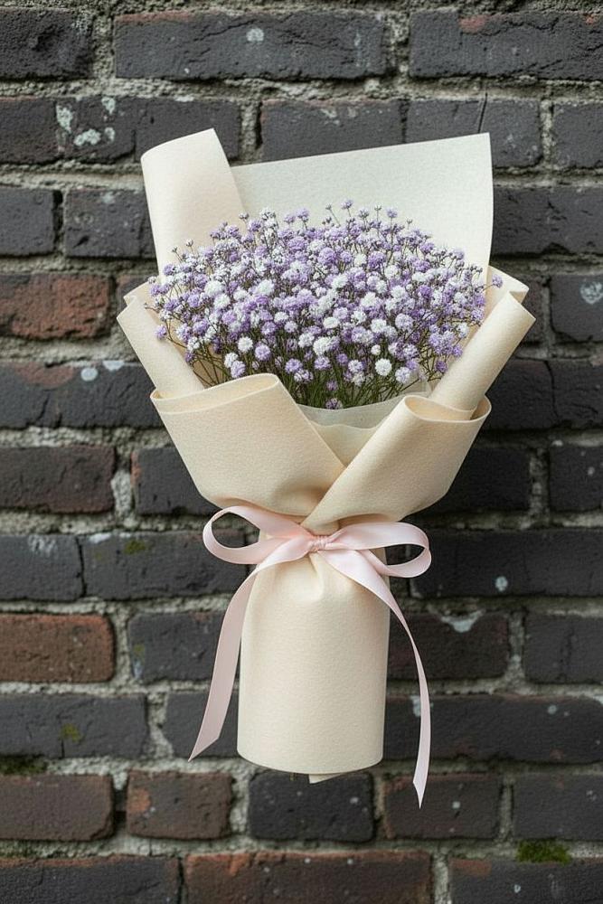 Букет цветов из: Гипсофила в Перелёшинский