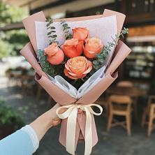 Букет цветов из:  Розы в Перелёшинский