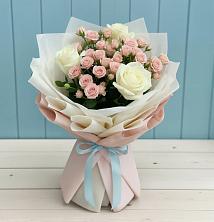 Букет цветов из:  Розы в Перелёшинский