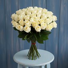 Букет 51 Белая роза Эдлесс Лав #REPLACE_PRED# Перелёшинский