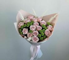 Букет цветов из:  Розы и Хризантемы в Перелёшинский