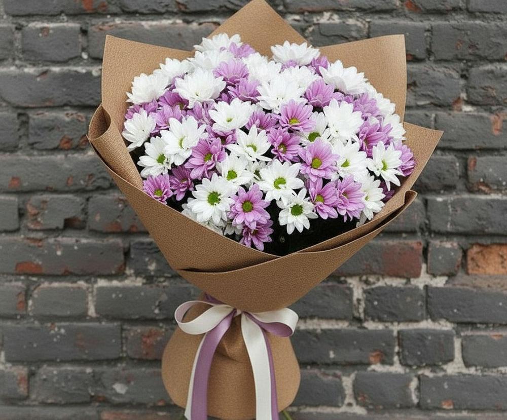Букет цветов из: Хризантемы в Перелёшинский