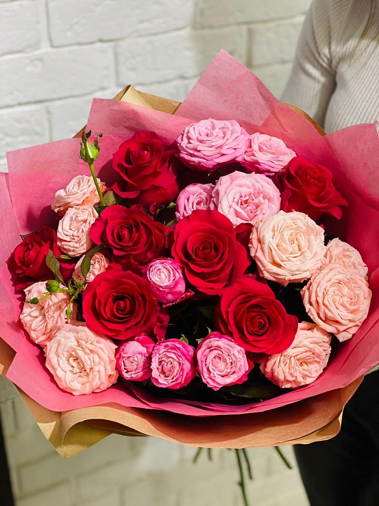 Букет цветов из: Розы в Перелёшинский