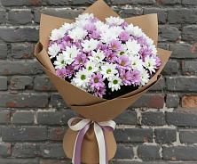 Букет цветов из:  Хризантемы #REPLACE_PRED# Перелёшинский