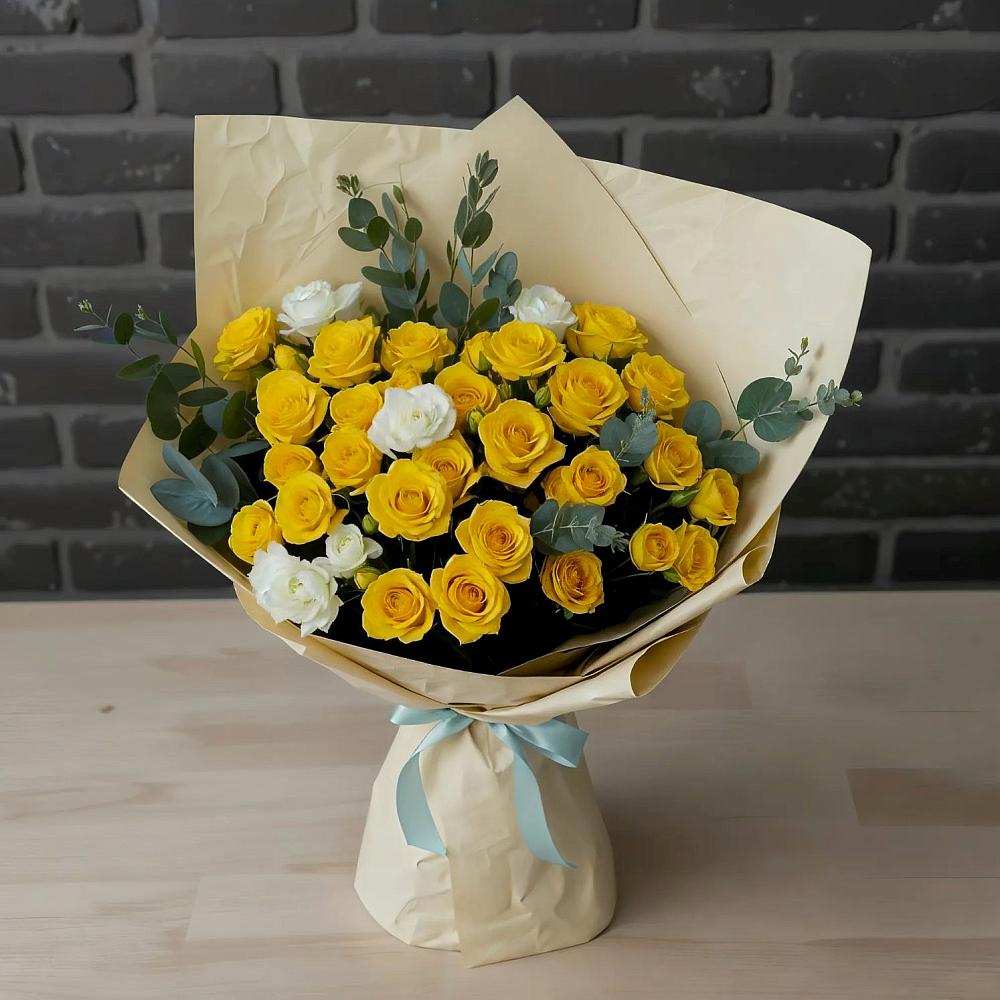 Букет цветов из: Розы в Перелёшинский