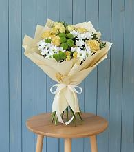 Букет цветов из:  Хризантемы и Розы #REPLACE_PRED# Перелёшинский