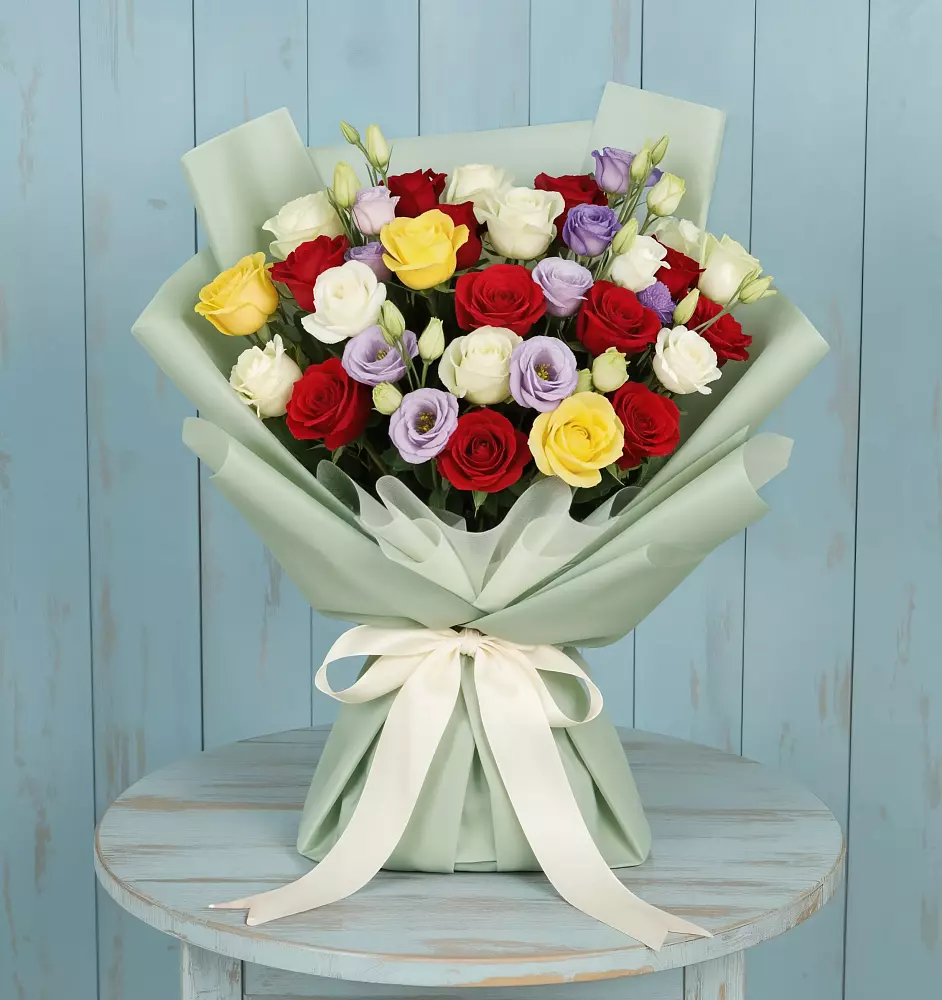 Букет цветов из: Розы в Перелёшинский