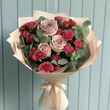 Букет цветов из:  Гвоздики и Розы #REPLACE_PRED# Перелёшинский