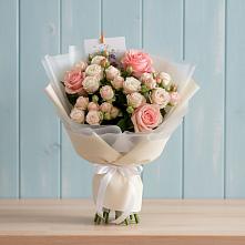 Букет цветов из:  Розы в Перелёшинский